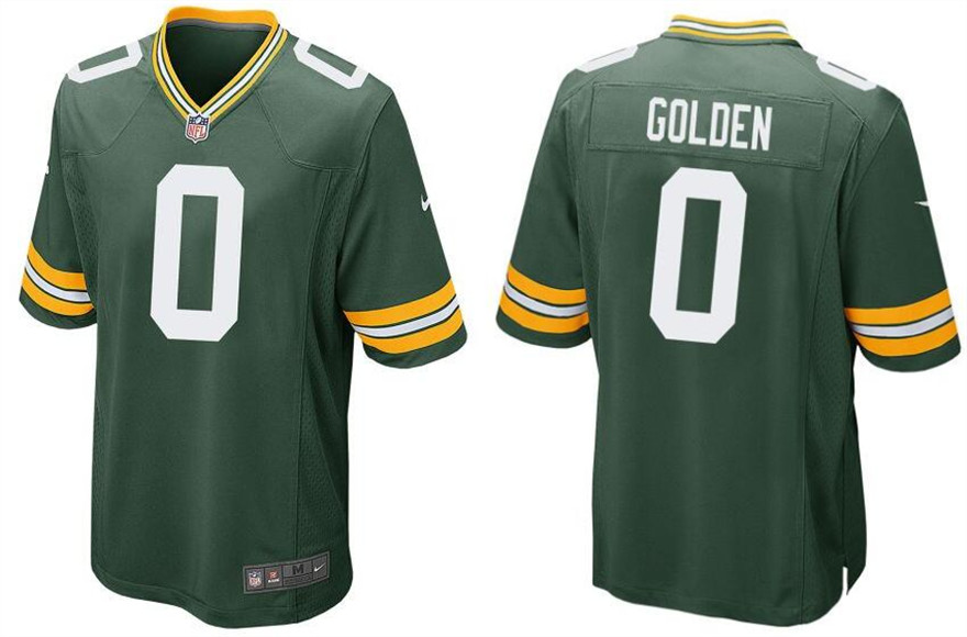 Men's Green Bay Packers #0 Matthew Golden Green 2025 Stitched Game Jersey